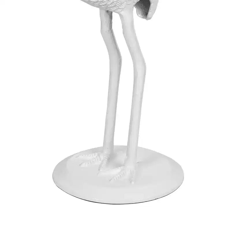Table d'appoint flamant rose JONATHAN Y Blanche 25 classique en verre de style Mid-Century