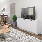 Table Console Buffet à 4 Portes Simplement Moderne Prepac