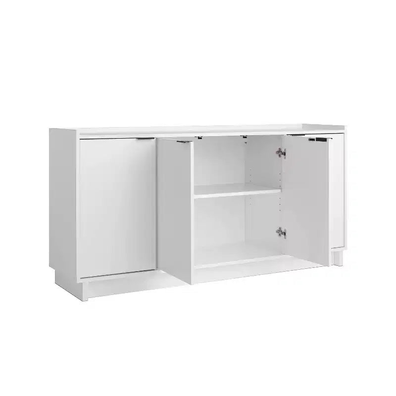 Table Console Buffet à 4 Portes Simplement Moderne Prepac