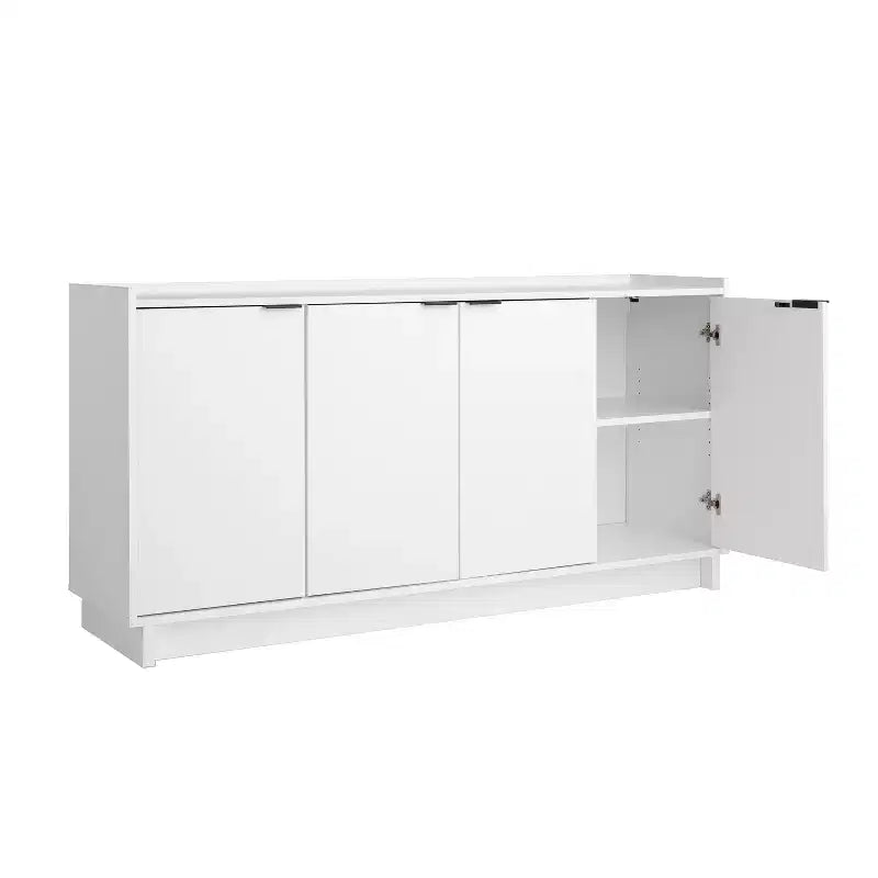 Table Console Buffet à 4 Portes Simplement Moderne Prepac