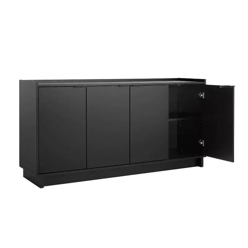 Table Console Buffet à 4 Portes Simplement Moderne Prepac