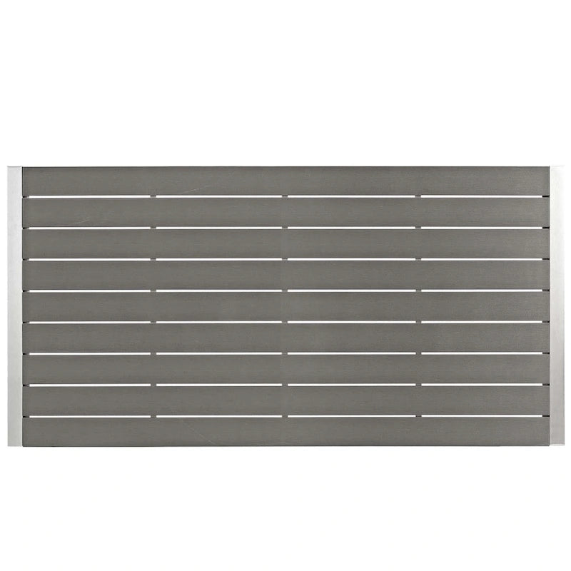 Ensemble de salle à manger extérieur en aluminium Shore 9 pièces