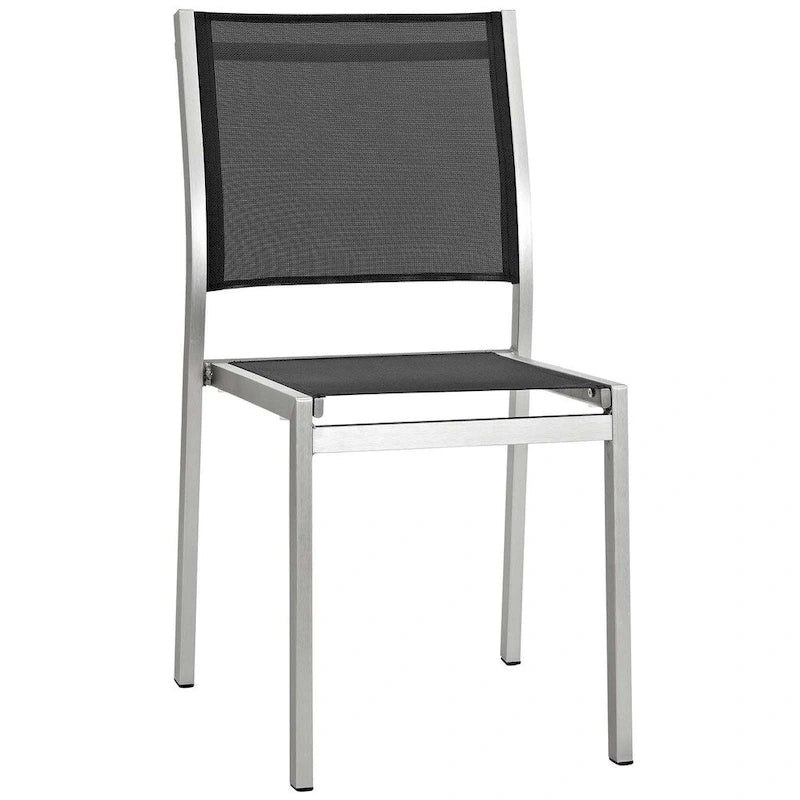 Ensemble de salle à manger extérieur en aluminium Shore 9 pièces