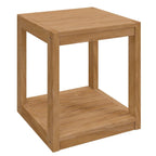 Ensemble de patio extérieur en teck 6 pièces Carlsbad