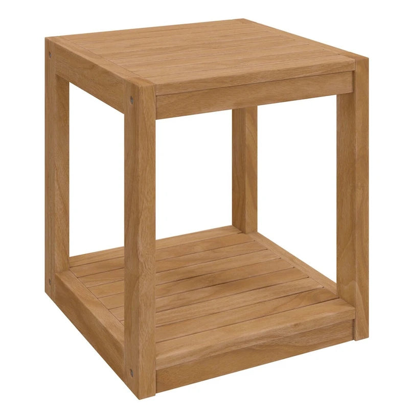 Ensemble de patio extérieur en teck 6 pièces Carlsbad