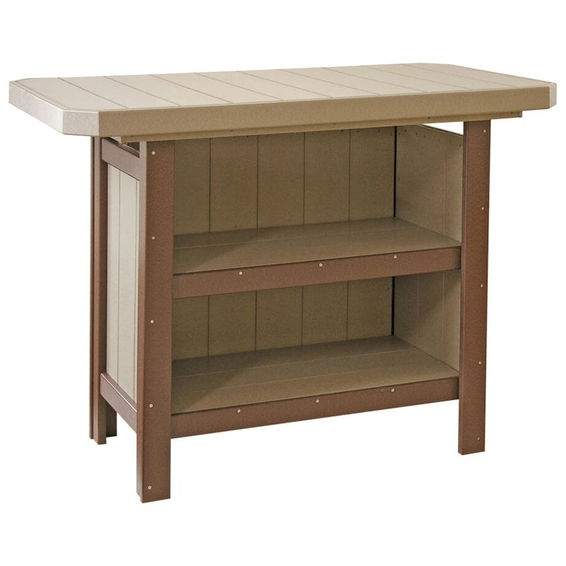 Bar de service en poly bois