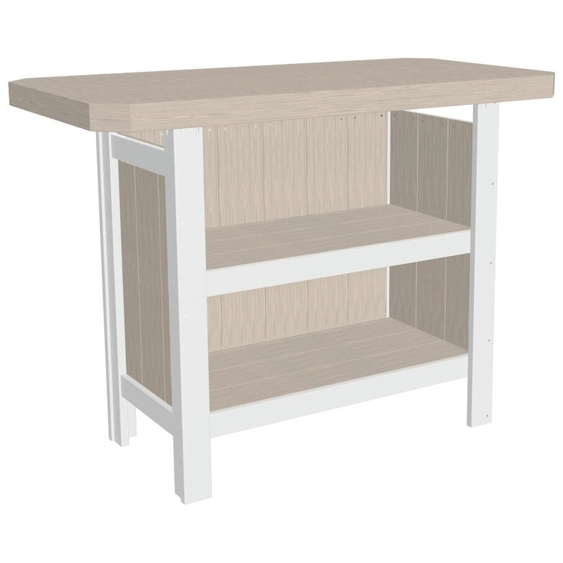 Bar de service en poly bois