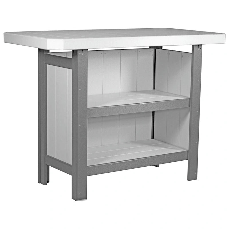 Bar de service en poly bois