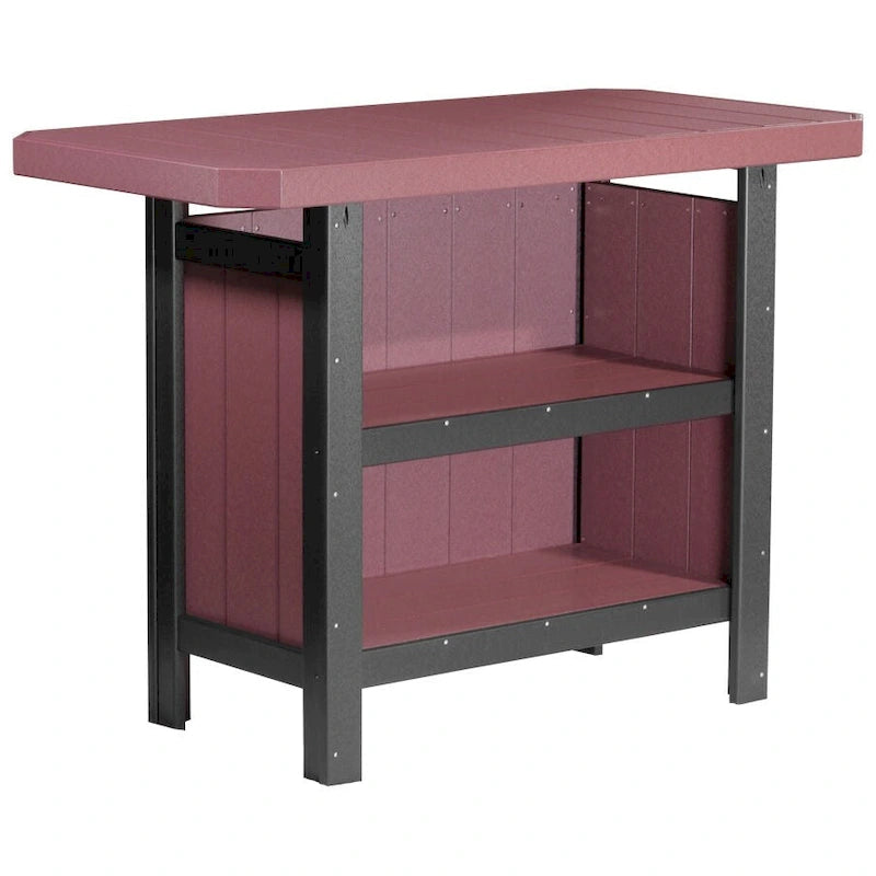 Bar de service en poly bois