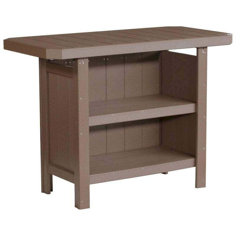 Bar de service en poly bois