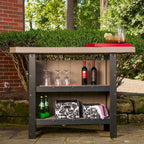 Bar de service en poly bois
