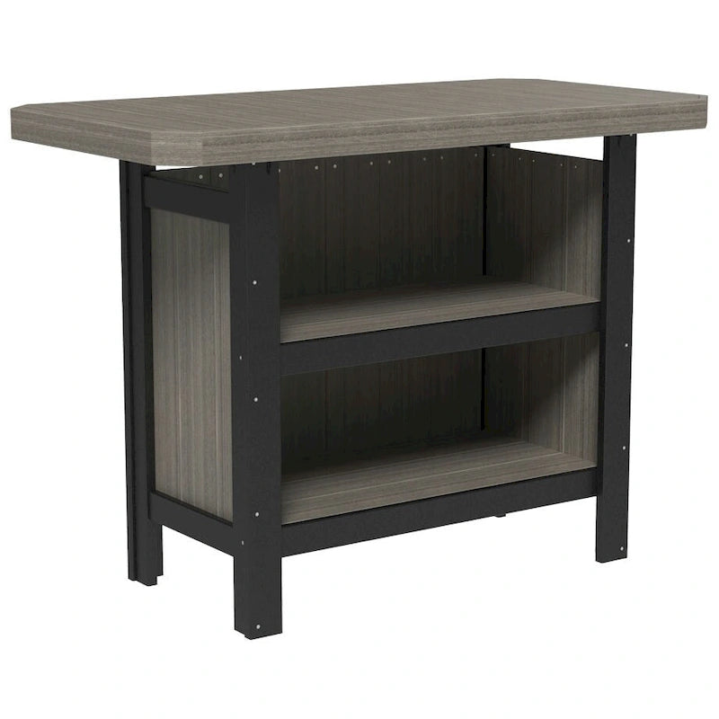 Bar de service en poly bois
