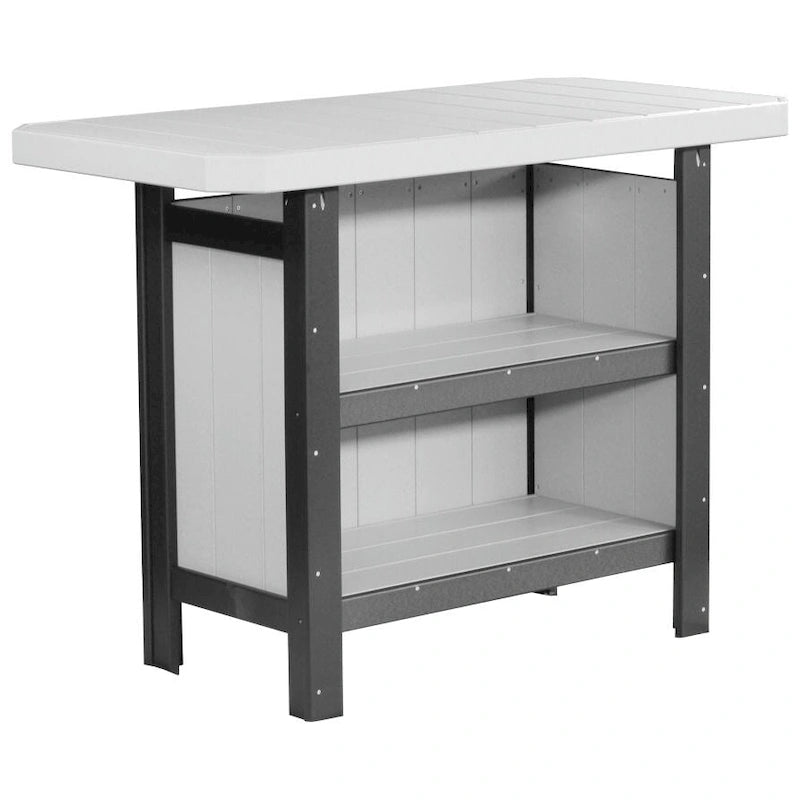 Bar de service en poly bois