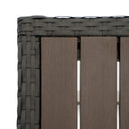 Ensemble 3 pièces Milo Espresso Sunbrella : fauteuils de jardin et table d'appoint