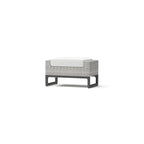 Ensemble de salon de jardin profond 7 pièces Milo Gray Sunbrella avec table