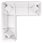 Canapé d'angle d'extérieur 5 pièces Commix