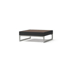Sectionnel d'extérieur 4 pièces Milo Espresso Sunbrella avec table pour patio