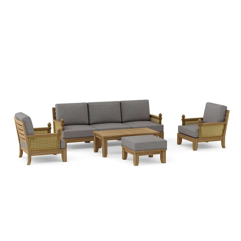 SET-68 Ensemble de conversation modulaire de luxe 7 pièces