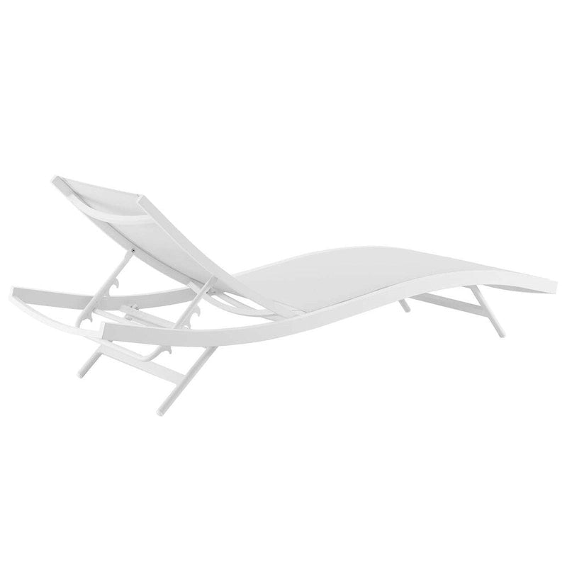 Glimpse - Lot de 2 chaises longues de patio en filet - N/A