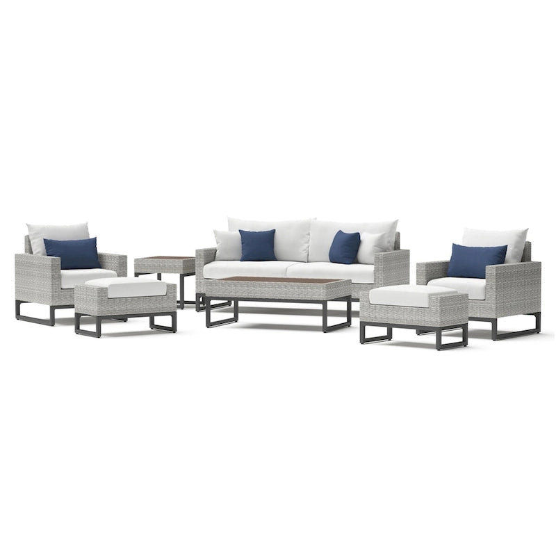 Ensemble de patio Milo Grey Sunbrella 18 pièces