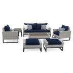 Ensemble de patio Milo Grey Sunbrella 18 pièces