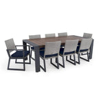 Ensemble de patio Milo Grey Sunbrella 18 pièces