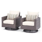 Ensemble de fauteuils de jardin Milea 5 pièces en Sunbrella