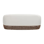 Canapé d'extérieur 3 places en osier tressé Willow 71 - 71 L x 36 P x 28,5 H