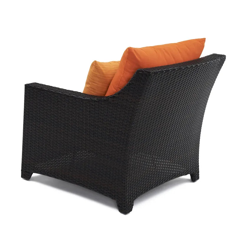 Ensemble Deco 3 pièces : 2 fauteuils de jardin en aluminium et 1 table d'appoint