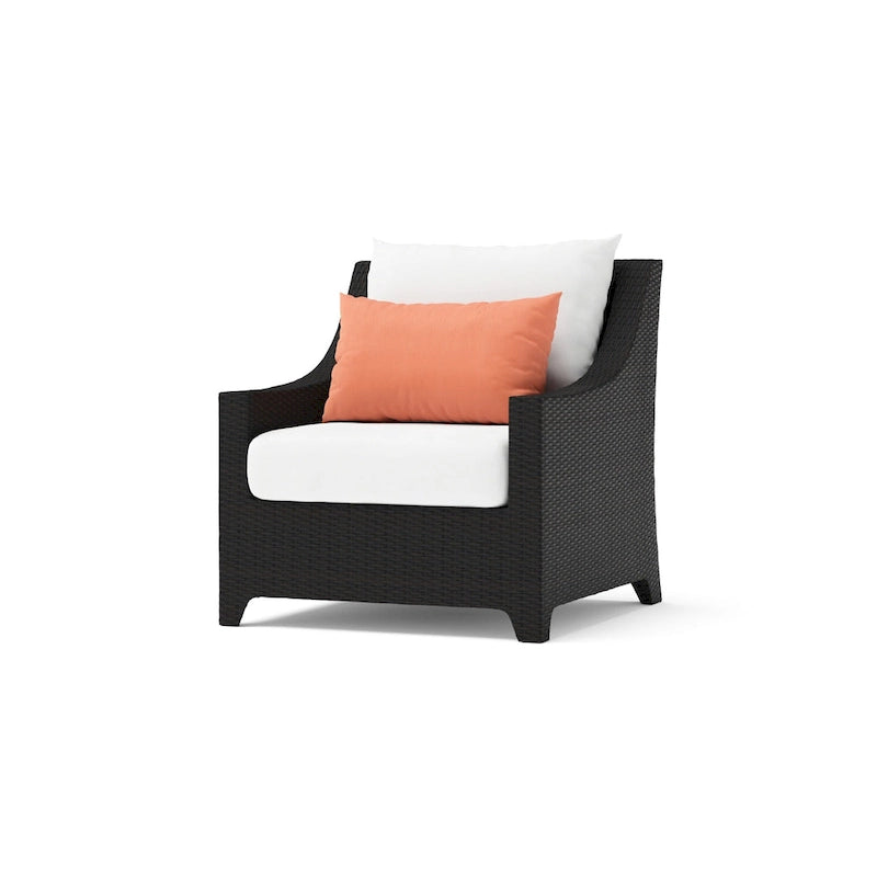 Ensemble Deco 3 pièces : 2 fauteuils de jardin en aluminium et 1 table d'appoint