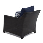 Ensemble Deco 3 pièces : 2 fauteuils de jardin en aluminium et 1 table d'appoint