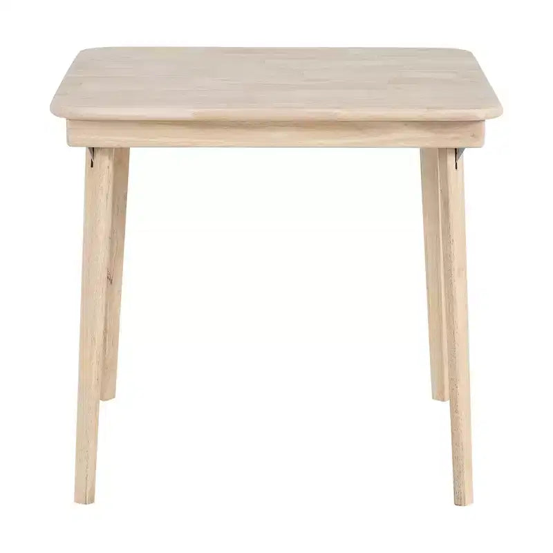 Table de jeu pliante Stakmore Classic Straight Edge en bois massif, cadre non fini