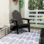 Chaises de jardin pliables LUE BONA en HDPS résistant aux intempéries, avec porte-gobelet, lot de 6 - 35P x 30L x 36,2H