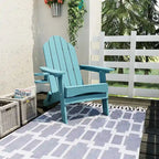 Chaises de jardin pliables LUE BONA en HDPS résistant aux intempéries, avec porte-gobelet, lot de 6 - 35P x 30L x 36,2H