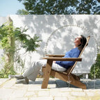 Chaises de jardin pliables LUE BONA en HDPS résistant aux intempéries, avec porte-gobelet, lot de 6 - 35P x 30L x 36,2H