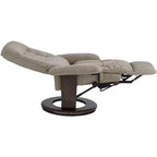Fauteuil inclinable pivotant et réglable en tissu châtaigne Annika de BenchMaster