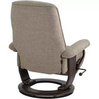 Fauteuil inclinable pivotant et réglable en tissu châtaigne Annika de BenchMaster