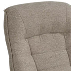 Fauteuil inclinable pivotant et réglable en tissu châtaigne Annika de BenchMaster