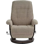 Fauteuil inclinable pivotant et réglable en tissu châtaigne Annika de BenchMaster