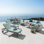 Ensemble de jardin de 13 pièces Portofino Casual Sunbrella