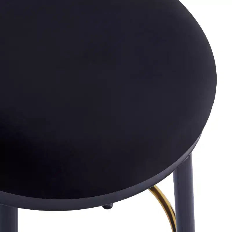 Tabourets de comptoir Christopher Knight Home Altrium 24,75 modernes en fer rembourré avec repose-pieds
