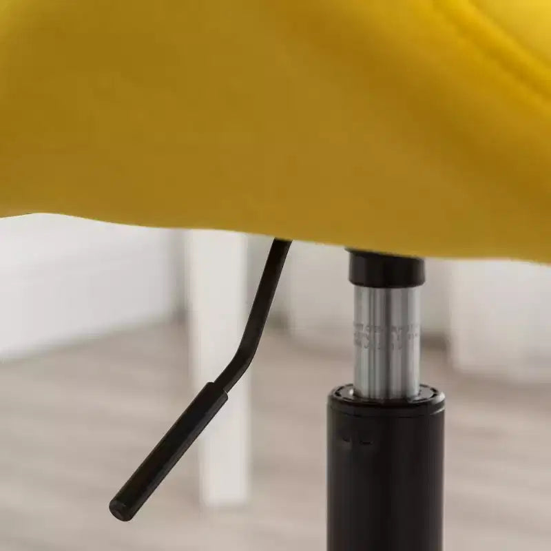 Chaise de bureau pivotante et réglable Eldon avec capitonnage en losanges, jaune