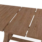 Christopher Knight Home Derring Ensemble de salle à manger extensible 7 pièces en bois rembourré de style campagnard français