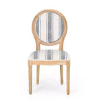 Christopher Knight Home Derring Ensemble de salle à manger extensible 7 pièces en bois rembourré de style campagnard français