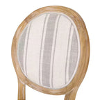 Christopher Knight Home Derring Ensemble de salle à manger extensible 7 pièces en bois rembourré de style campagnard français