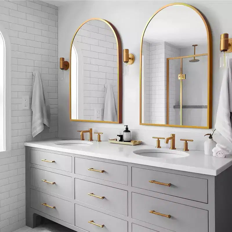 Dovelina Miroir Mural Miroir de Maquillage pour Salle de Bain Collection de Miroirs de Maquillage