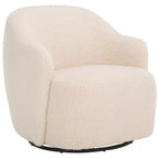 Fauteuil pivotant Theoden - ACH4524A - Blanc cassé - Safavieh
