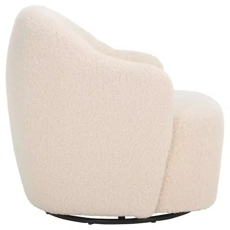 Fauteuil pivotant Theoden - ACH4524A - Blanc cassé - Safavieh