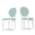 GDFStudio Newman French Country Upholstered Dining Chairs (Set of 2)