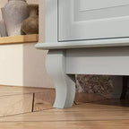 Commode Famapy à 9 Tiroirs Style Classique Poignées Boutons en Métal 5 Pieds de Support